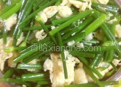 韭菜花炒鸭蛋