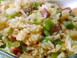 豆角腊肉炒饭