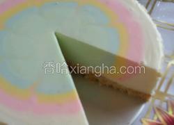 彩虹慕斯蛋糕