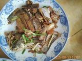 油焖风干翘嘴鱼