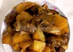 土豆炖排骨