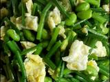 韭菜毛豆炒鸡蛋的做法[图]