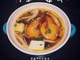菌菇鲜虾大酱汤
