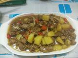 土豆烧鸭