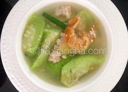 肉沫虾仁丝瓜汤