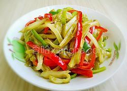 双椒榨菜丝