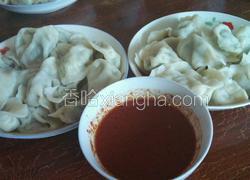 东北蘑菇大辣椒肉饺子