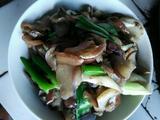 葱炒茄子
