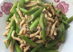 芦笋炒鸡肉丝