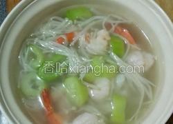 鲜虾丝瓜汤