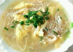 金针菇鸡蛋汤