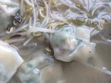 豆芽烧韭菜肉饺