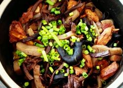茶树菇魔芋鸡肉煲