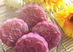 紫薯南瓜饼#紫薯南瓜冰皮月饼#
