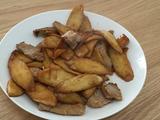 茭白笋炒肉片