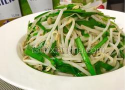 韭菜炒豆芽