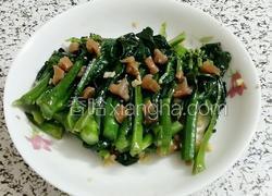 蒜蓉芥蓝炒萝卜干
