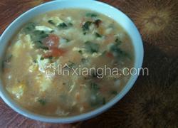 西红柿鸡蛋疙瘩汤