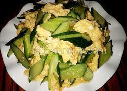 黄瓜炒鸡蛋