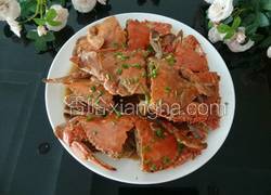 蚝油闷蟹
