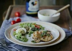 香煎猪排佐缤纷蔬菜沙拉