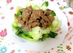 菜心炒牛肉