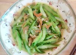 蒜蓉虾仁炒丝瓜