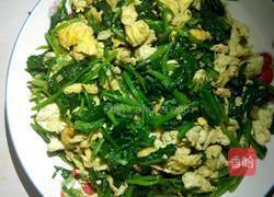 菠菜炒鸡蛋的做法图解5