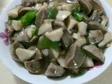 鸡腿菇烧贡丸