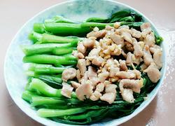 蒜蓉菜心肉片