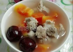 木瓜红枣排骨汤