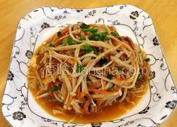 金针菇炒肉丝