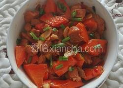 胡萝卜烧鸡肉