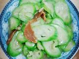 菜脯蒜香丝瓜