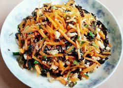肉末木耳胡萝卜丝