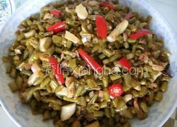 肉沫炒酸豆角