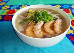 虾干蘑菇汤