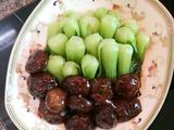 蚝油香菇vs灼小白菜的做法[图]