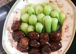 蚝油香菇vs灼小白菜