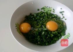 韭菜鸡蛋饼的做法图解2