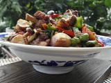 板栗蟹味菇烩鸡腿