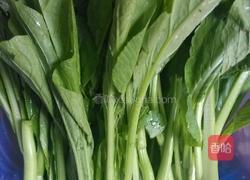 蒜香菜心的做法图解1