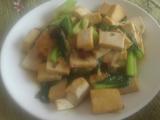 家常油菜烧豆腐的做法[图]