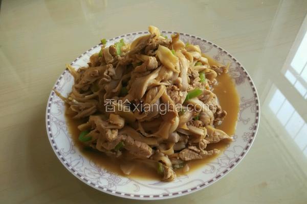平菇炒肉
