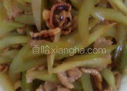 鱿鱼瘦肉炒西芹