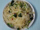 菠菜豆芽拌粉丝