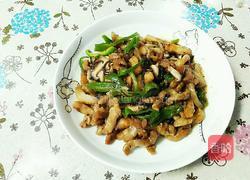 三丝会首(肉、香菇、青椒)的做法图解20