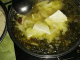 酸菜苦竹笋豆花