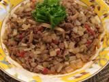 酸笋芹菜牛肉末
