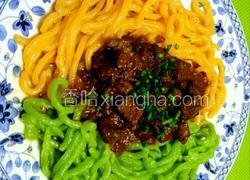 红烧番茄牛肉拌面